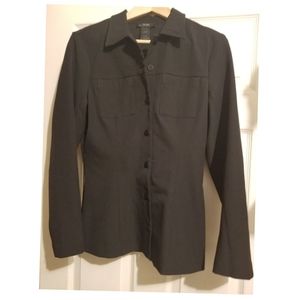 BCBG Black Button-Down Shirt sz 6